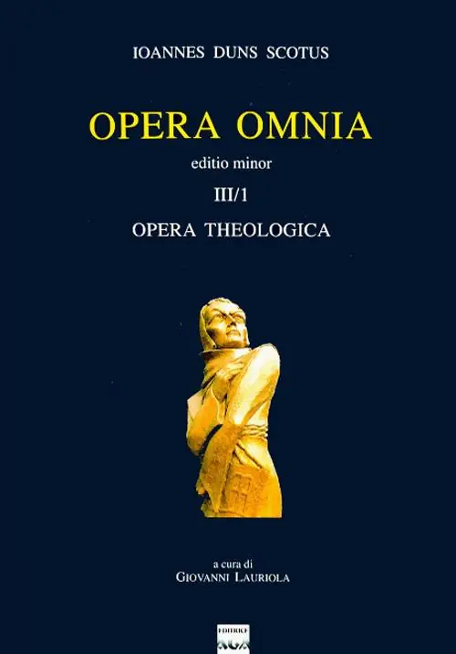 Opera omnia. Vol. 3/I Opera theologica. Editio minor Promozione Esclusiva