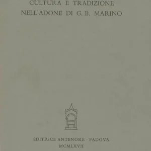 Ordina Subito Cultura e tradizione nell‘«Adone» di G. B. Marino