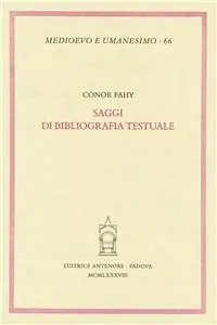Esclusivo Saggi di bibliografia testuale