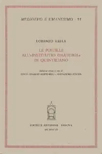 Affare Le postille all‘«Institutio oratoria». Ediz. critica