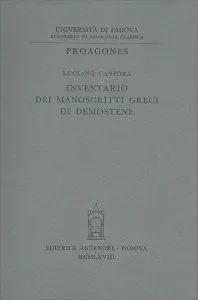 Inventario dei manoscritti greci di Demostene Promo Stagionale