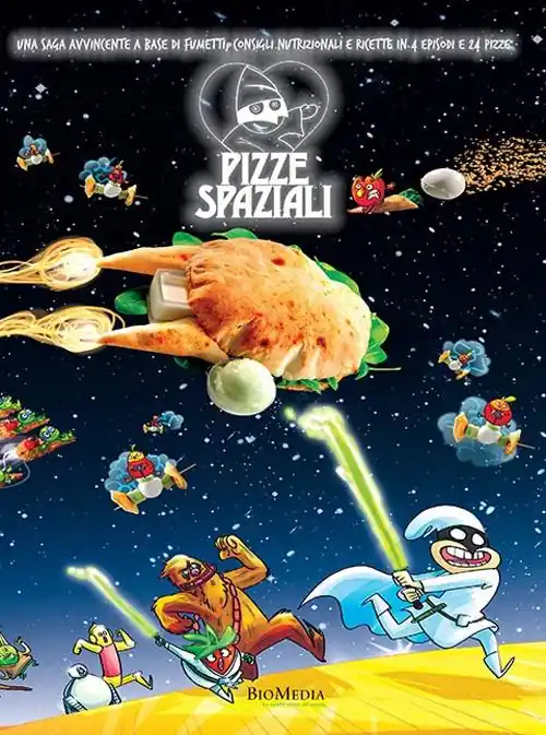 Prezzo Basso Pizze spaziali. Una saga avvincente a base di fumetti, consigli nutrizionali e ricette in 4 episodi e 24 pizze