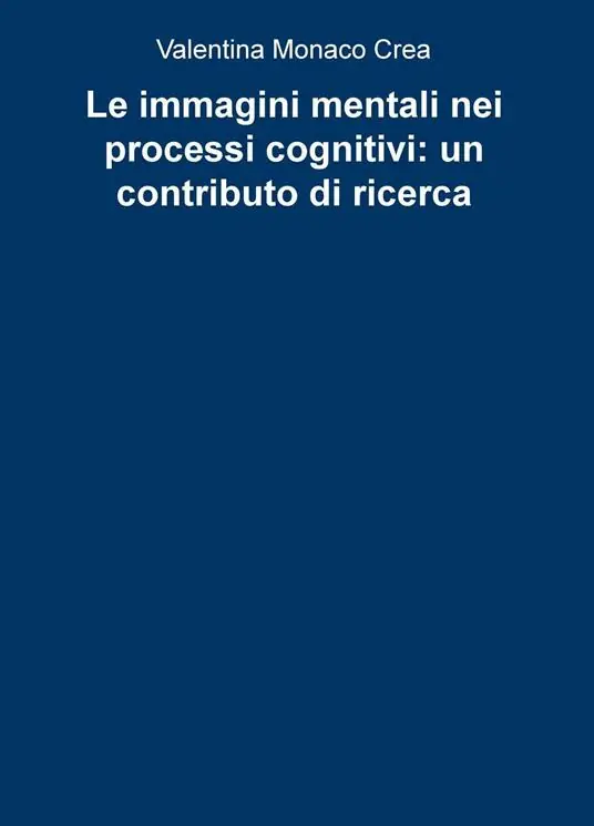 Le immagini mentali nei processi cognitivi un contributo di ricerca Popolare