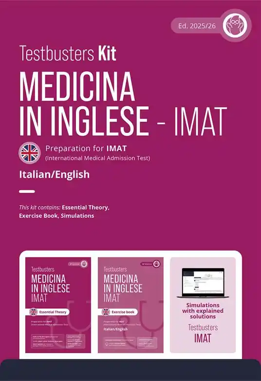 Ultime Pezzi Testbusters. Test di medicina in inglese IMAT. Kit. Preparazione al test IMAT. Con simulazioni commentate