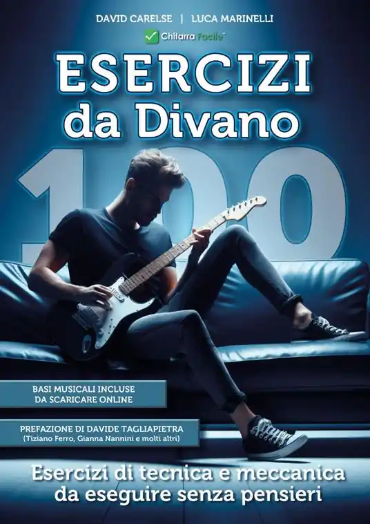 Compra Adesso 100 esercizi di chitarra da divano, tecnica e meccanica per migliorare l‘agilità delle dita
