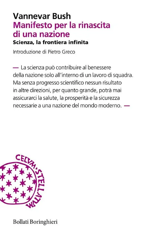 Ultima Occasione Manifesto per la rinascita di una nazione. Scienza, la frontiera infinita