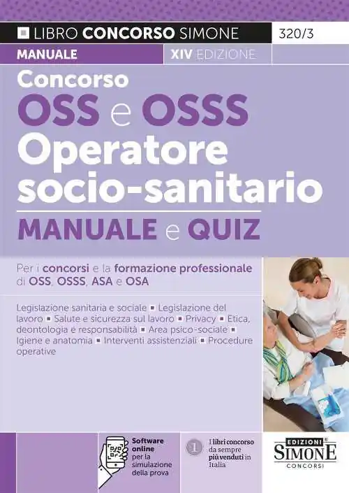 Concorso OSS e OSSS operatore socio-sanitario. Manuale e quiz per i concorsi e la formazione professionale di OSS, OSSS, ASA e OSA. Con software di simulazione Prezzo Di Fabbrica